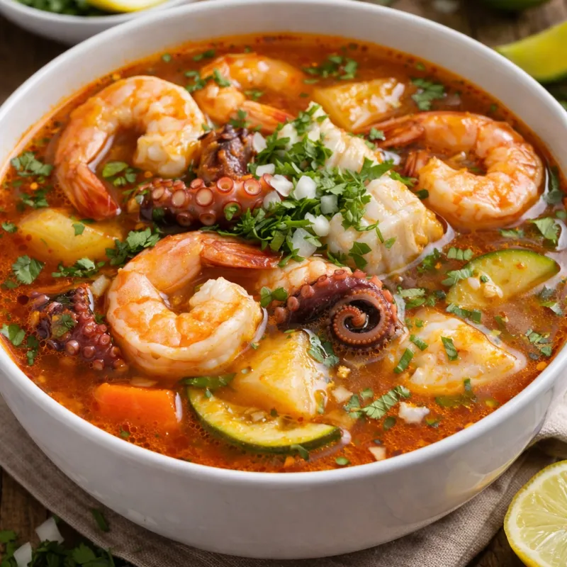 Sopa de mariscos
